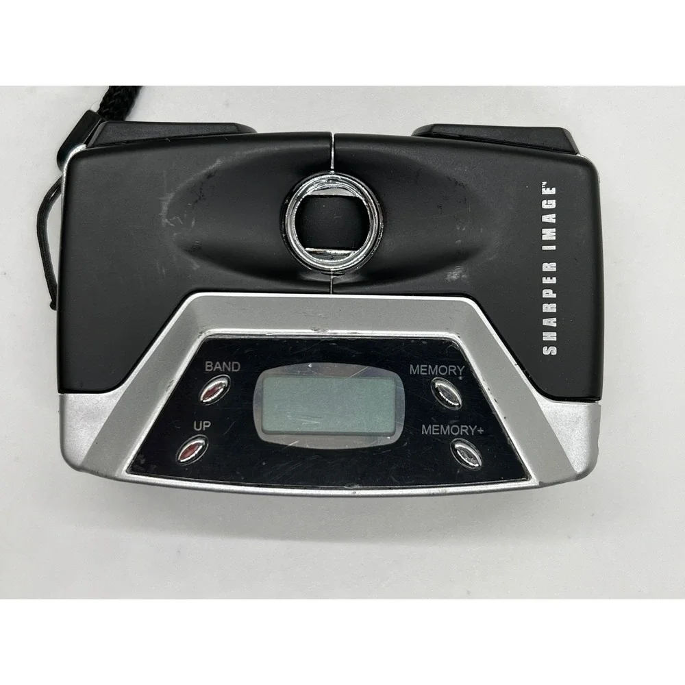 VTG Sharper Image Stadium Special AM/FM Binocular AK310 Black Silver Sports Gear